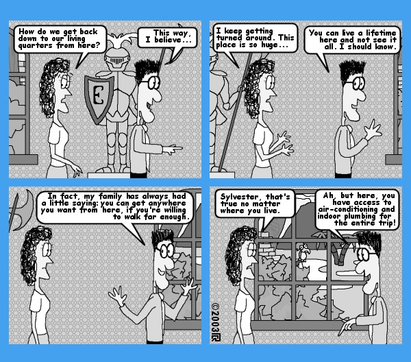 MoE 12 07/08/2003 :: Part One: The Pots Room \/\/ The New Arrival \/\/ Jaws