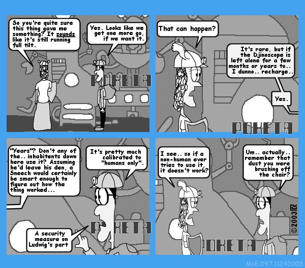 MoE 97 24/11/2003 :: Part One: The Pots Room \/\/ The Hall of Achievement \/\/ What You Need