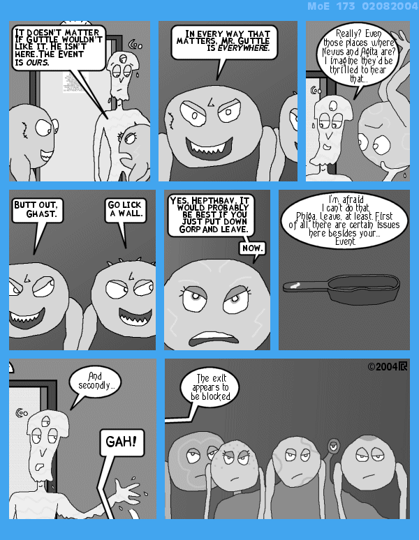 MoE 173 08/02/2004 :: Part One: The Pots Room \/\/ Le Tree \/\/ Percy