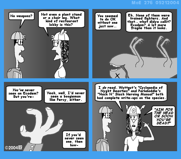 MoE 276 21/05/2004 :: Part One: The Pots Room \/\/ Le Tree \/\/ All-New Monsters