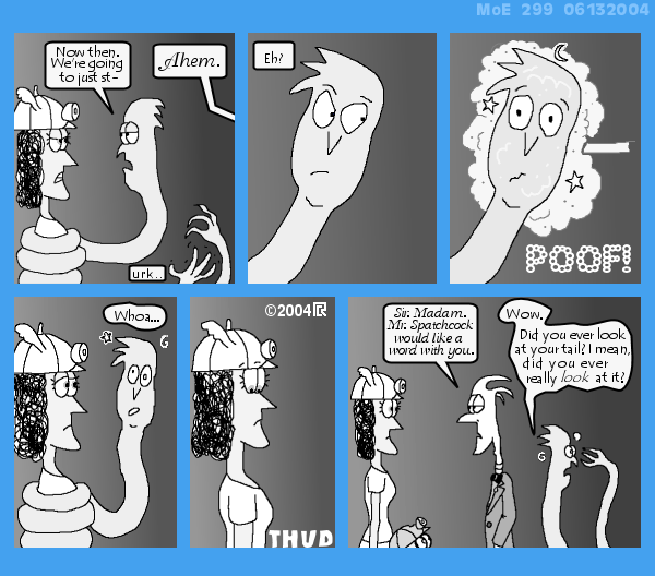 MoE 299 13/06/2004 :: Part One: The Pots Room \/\/ Le Tree \/\/ Changing Plans
