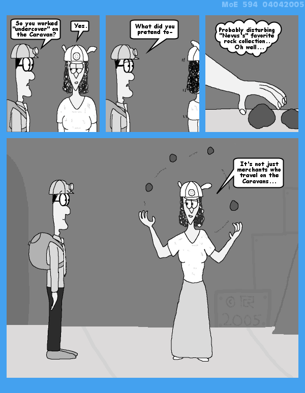 MoE 594 04/04/2005 :: Part Two: Time and Space and Fleebs \/\/ Business Dealings \/\/ Background Details