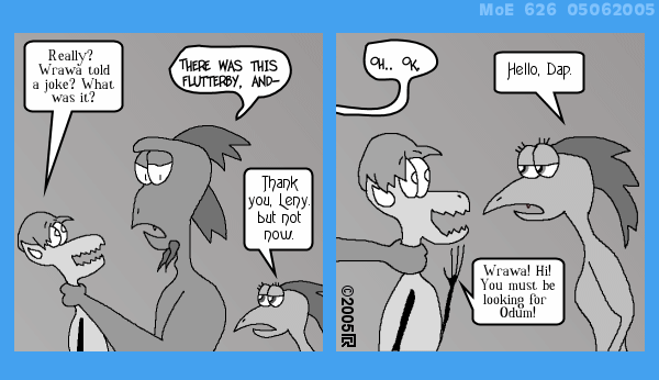 MoE 626 06/05/2005 :: Part Two: Time and Space and Fleebs \/\/ Business Dealings \/\/ Rockstacking