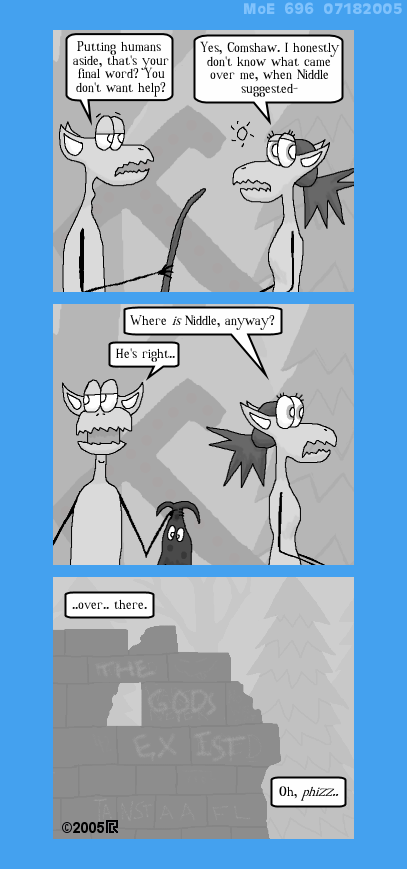 MoE 696 18/07/2005 :: Part Two: Time and Space and Fleebs \/\/ Business Dealings \/\/ Poking