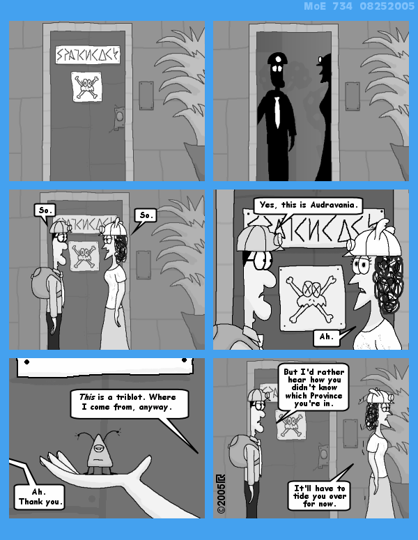 MoE 734 25/08/2005 :: Part Two: Time and Space and Fleebs \/\/ Le Tree Lecture Series