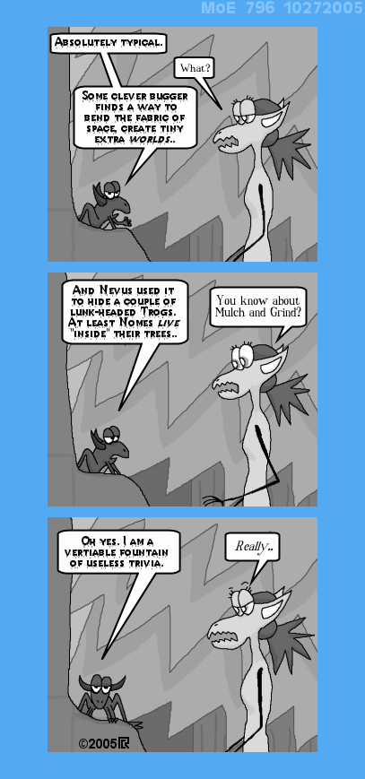 MoE 796 27/10/2005 :: Part Three: The Widening Gyre \/\/ Frowgler the Horned Frog