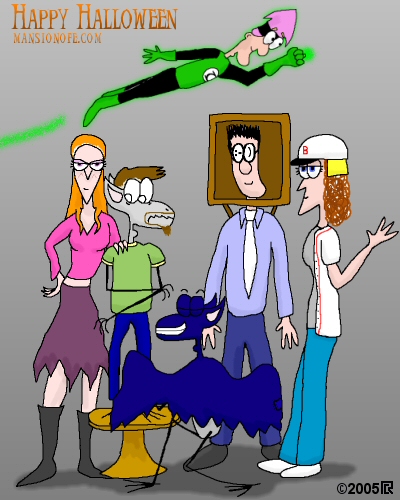 MoE costume-swap 31/10/2005 :: Guest art by Robert M Cook