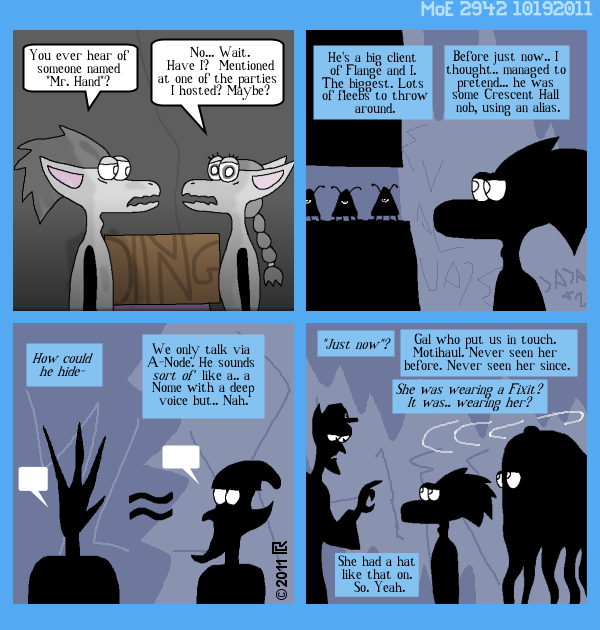 MoE 2942 19/10/2011 :: Part Five: Mechanisms in the Dark \/\/ Closing Out an Era (The Sneech Den)