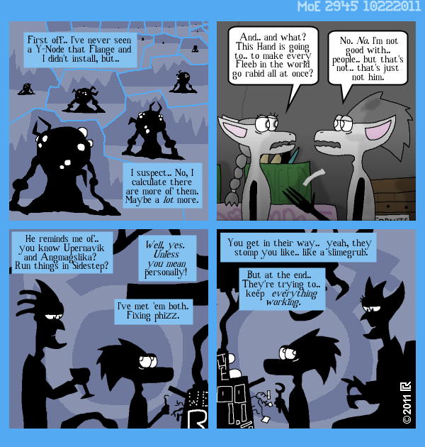 MoE 2945 22/10/2011 :: Part Five: Mechanisms in the Dark \/\/ Closing Out an Era (The Sneech Den)