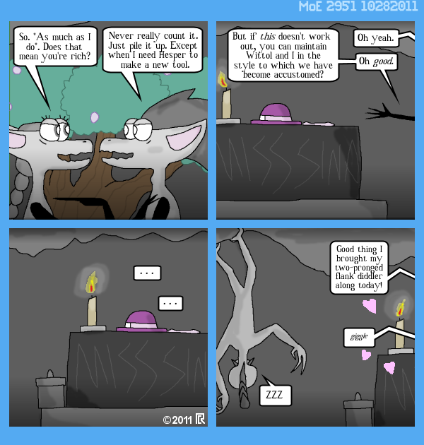 MoE 2951 28/10/2011 :: Part Five: Mechanisms in the Dark \/\/ Closing Out an Era (The Sneech Den)