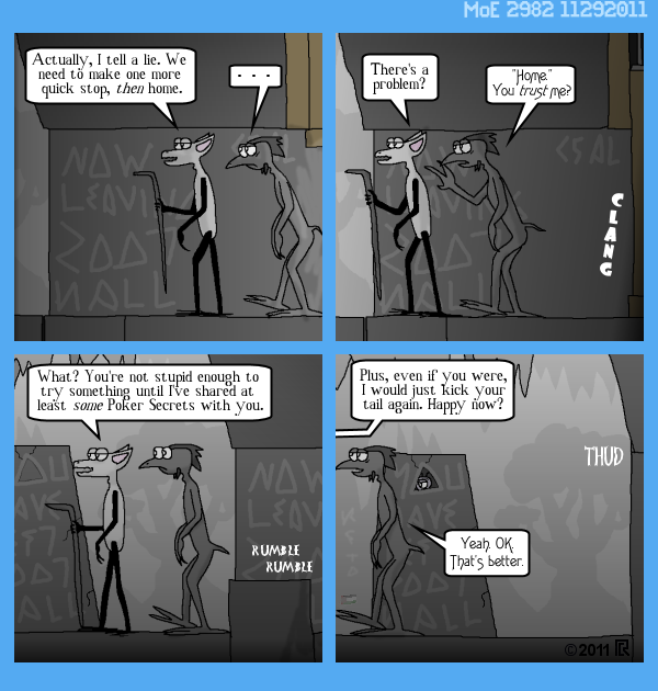 MoE 2982 29/11/2011 :: Part Five: Mechanisms in the Dark \/\/ Closing Out an Era (The Sneech Den)