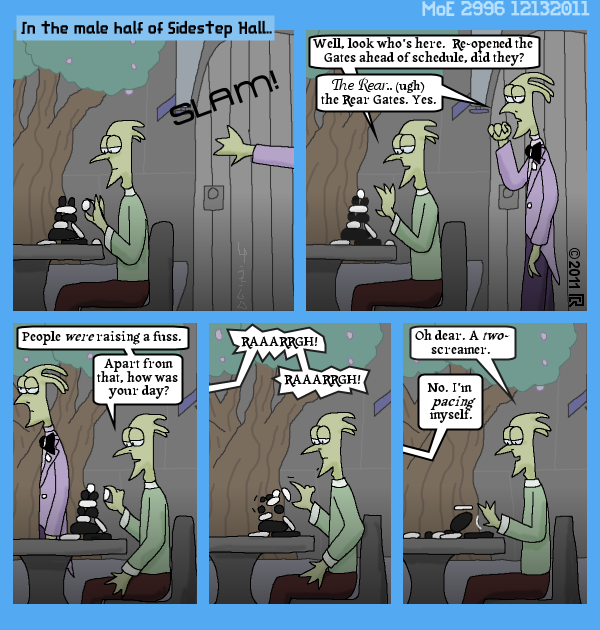 MoE 2996 13/12/2011 :: Part Five: Mechanisms in the Dark \/\/ Closing Out an Era (The Sneech Den)