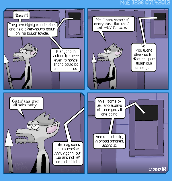 MoE 3208 14/07/2012 :: Part Five: Mechanisms in the Dark \/\/ Career Paths