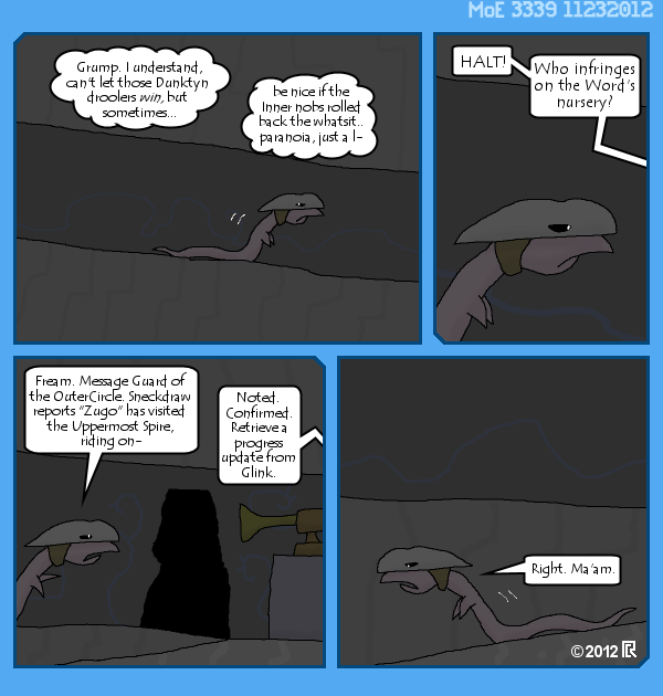 MoE 3339 23/11/2012 :: Part Five: Mechanisms in the Dark \/\/ Career Paths