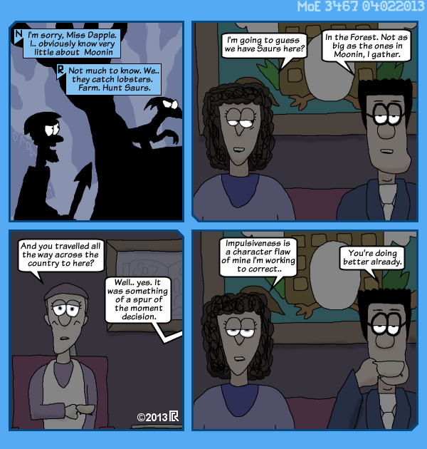 MoE 3467 02/04/2013 :: Part Five: Mechanisms in the Dark \/\/ The End of the Day