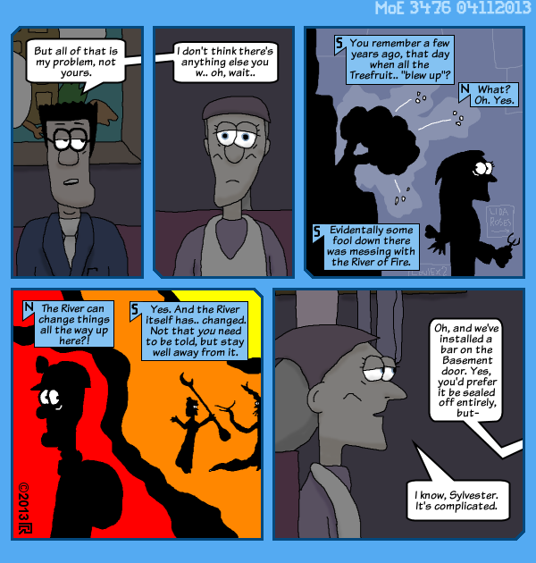 MoE 3476 11/04/2013 :: Part Five: Mechanisms in the Dark \/\/ The End of the Day