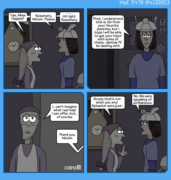 MoE 3478 13/04/2013 :: Part Five: Mechanisms in the Dark \/\/ The End of the Day