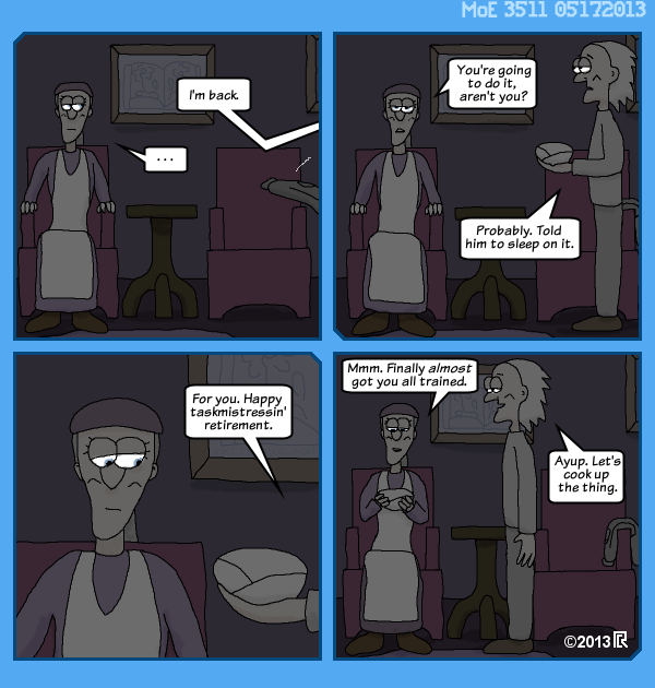 MoE 3511 17/05/2013 :: Part Five: Mechanisms in the Dark \/\/ The End of the Day