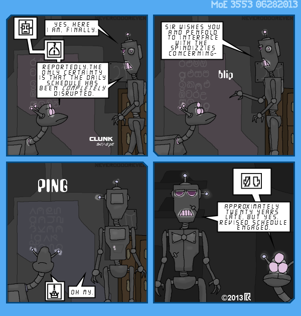 MoE 3553 28/06/2013 :: Part Five: Mechanisms in the Dark \/\/ The End of the Day