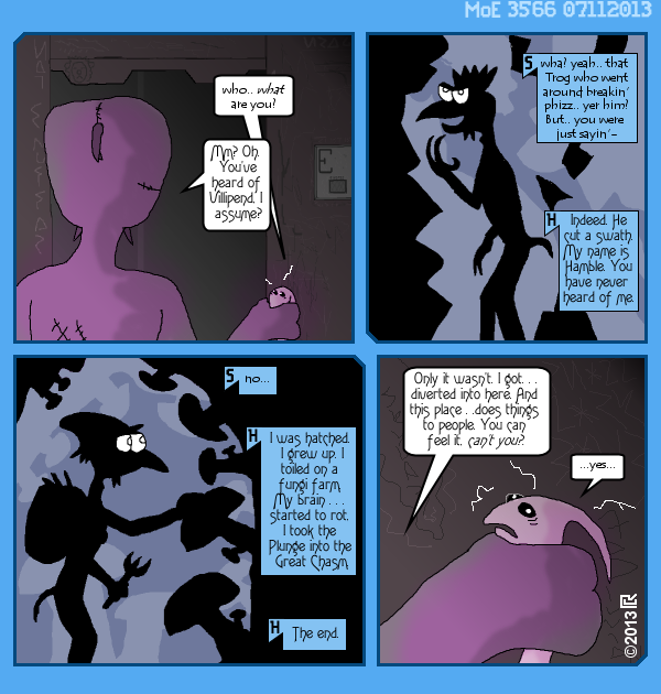 MoE 3566 11/07/2013 :: Part Five: Mechanisms in the Dark \/\/ The End of the Day