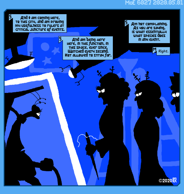 MoE 6027 01/05/2020 :: Part Seven: Seats of Power \/\/ Exit Strategies