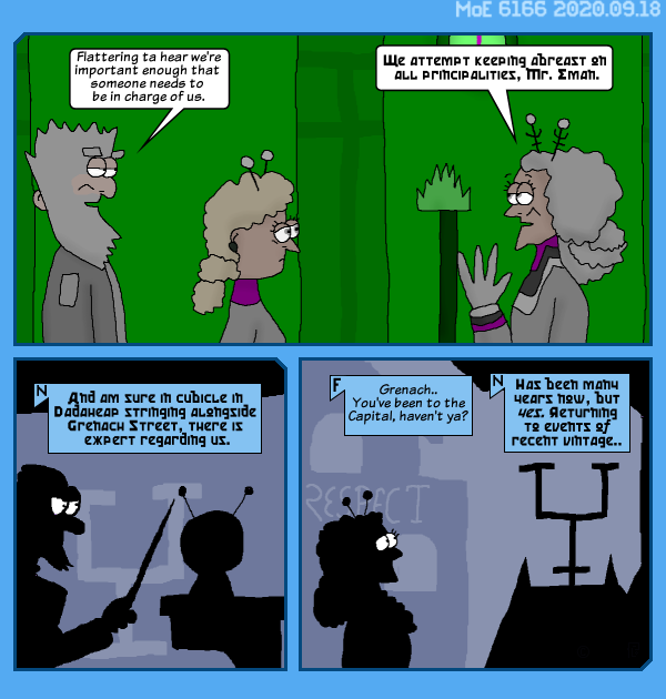 MoE 6166 18/09/2020 :: Part Seven: Seats of Power \/\/ High Level Meetings