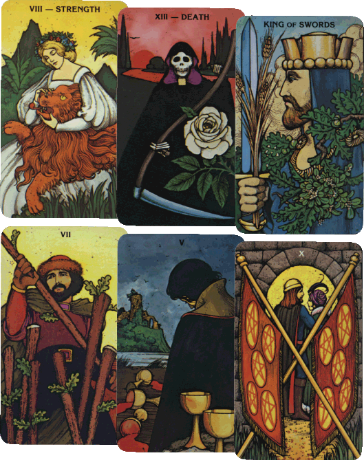 Samples from Morgan-Greer deck
