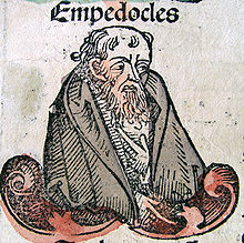drawing of Empedocles