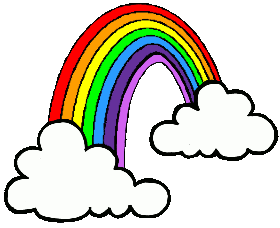 clipart of rainbow