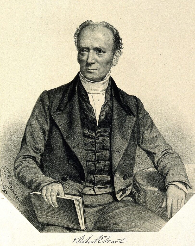etching of Robert Edmond Grant