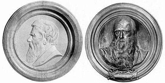 two medallions side by side