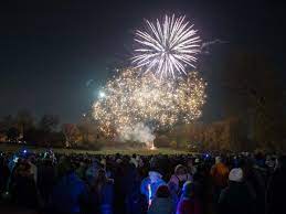 Fireworks over Falkirk